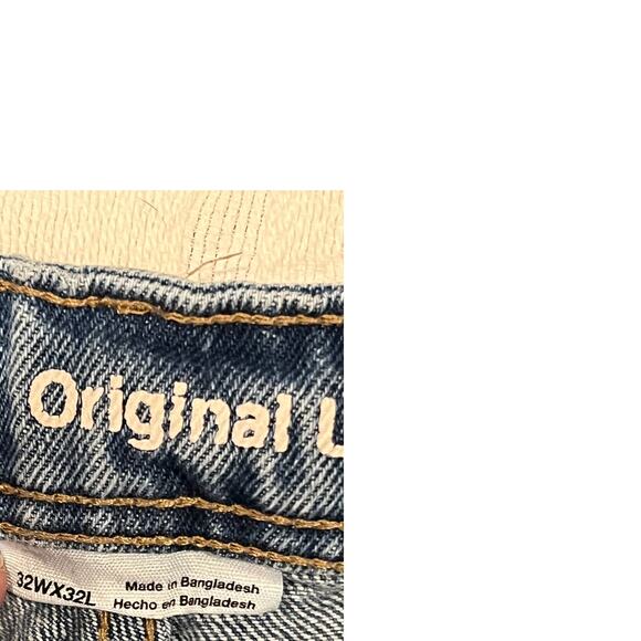 Original Use Loose Baggy Blue Jeans Mens 32x32 - Picture 5 of 5